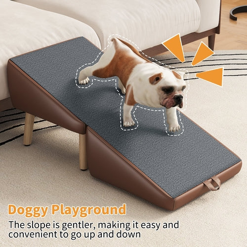 Dog Stairs for Small Dogs and Cats, Dog Ramp for Couch and Bed,