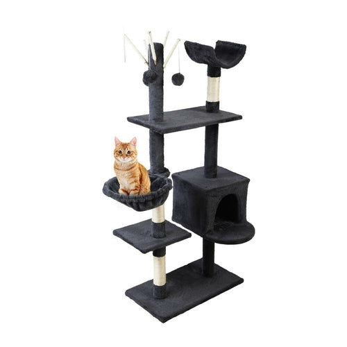 i.Pet Cat Tree 140cm Tower Scratching Post Scratcher Trees Toys Condo