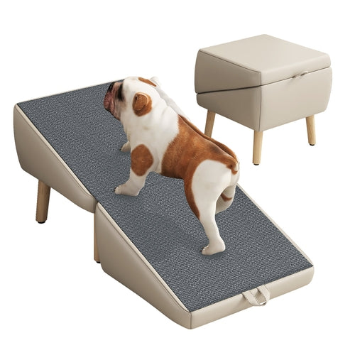 Dog Stairs for Small Dogs and Cats, Dog Ramp for Couch and Bed,