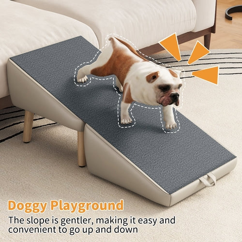Dog Stairs for Small Dogs and Cats, Dog Ramp for Couch and Bed,